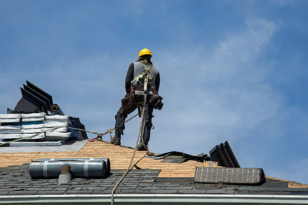 Professional Roofing technician working in Manchester, NH
